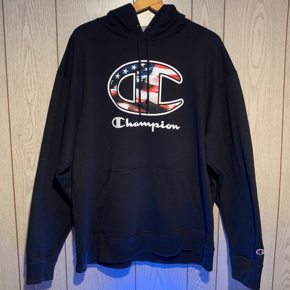 Champion Hoodie Limited Edition American Flag SZ - XL